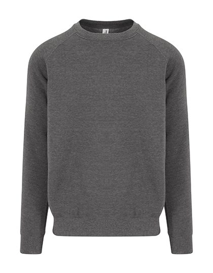 Graduate Heavyweight Sweat – Just Hoods in Charcoal (Heather)