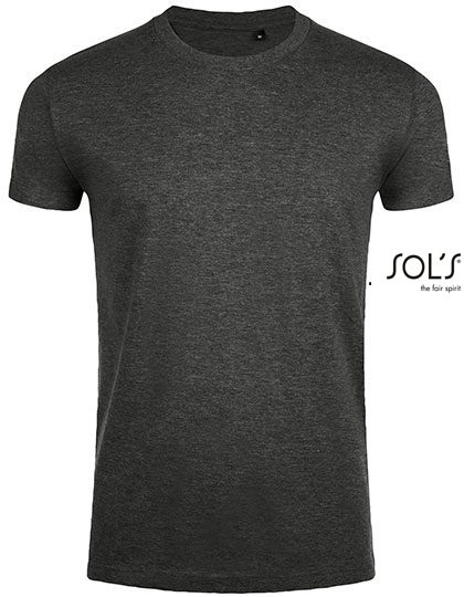 Imperial Fit T-Shirt – SOL´S in Charcoal Melange