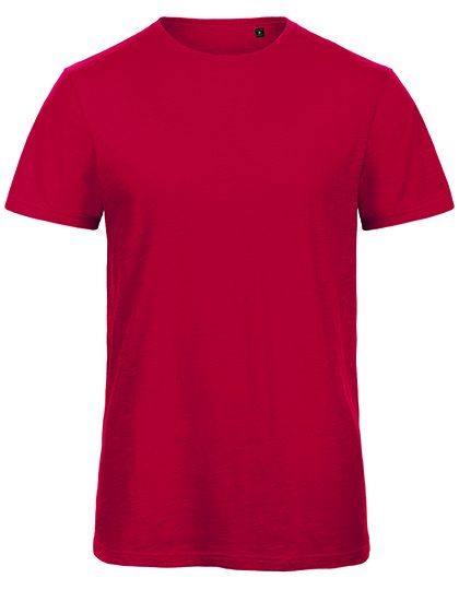 Inspire Slub T /Men_° – B&C BE INSPIRED in Chic Red