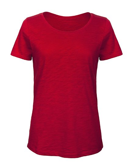 Inspire Slub T /Women_° – B&C BE INSPIRED in Chic Red