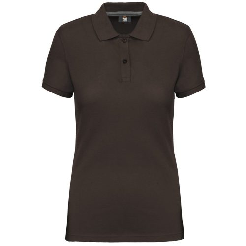 Schweres Damen Workwear Piqué Polo WK 275 – WK in Chocolate