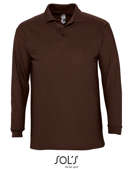 Long Sleeve Polo Winter II – SOL´S in Chocolate