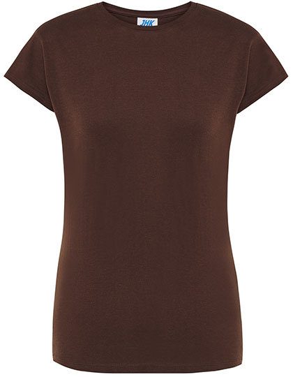 Ladies´ Regular Comfort T-Shirt – JHK in Chocolate