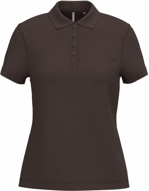 Damen Piqué Polo K 255 – Kariban in Chocolate