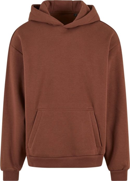 Schwerer Oversize Unisex Kapuzen Sweater NM 011 – New Morning Studios in Chocolate Brown