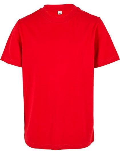 Kids´ Organic Basic Tee – Build Your Brand in City Red