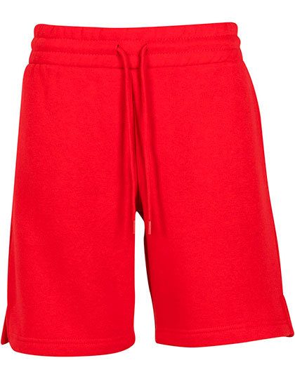 Ladies Basic Sweatshorts – Build Your Brand Basic in City Red