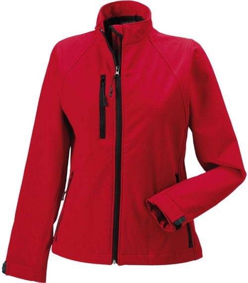 Ladies' Softshell Jacket R-140F-0 – Russell in Classic Red