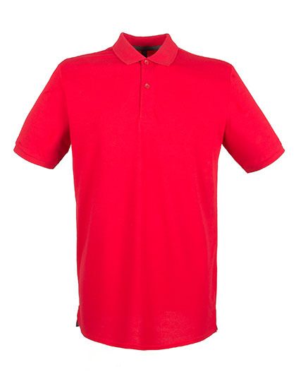 Men´s Micro-Fine Piqué Polo Shirt – Henbury in Classic Red