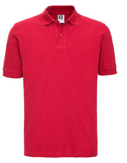 Men´s Classic Cotton Polo – Russell Athletic in Classic Red