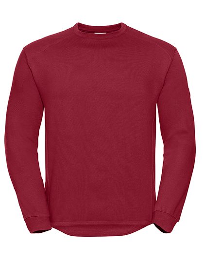 Heavy Duty Workwear Sweatshirt – Russell Athletic in Classic Red