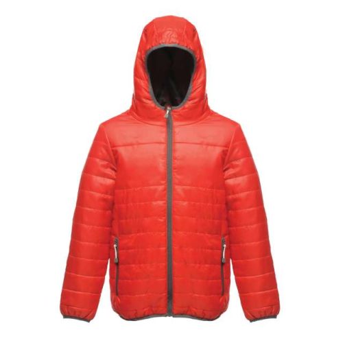 Kids' Stormforce - Thermal Hooded Jacket – Regatta in Classic Red