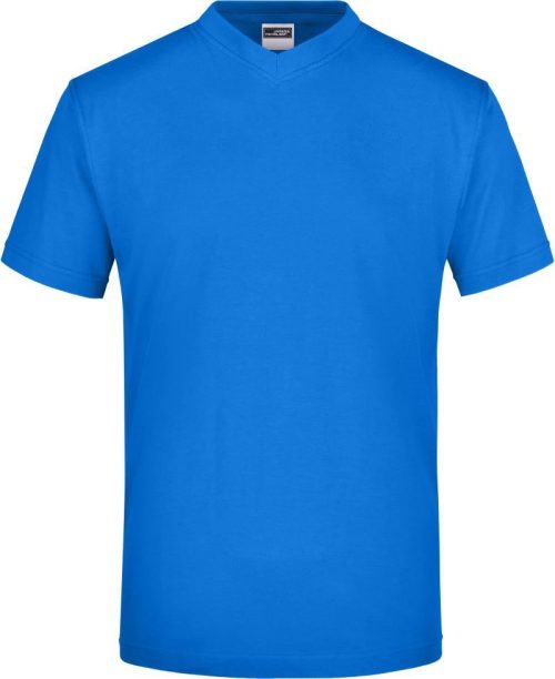 V-Ausschnitt T-Shirt JN 03 – Daiber in Cobalt