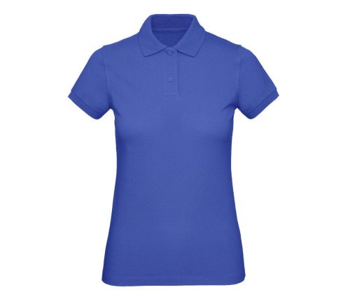 Ladies' organic polo shirt PW440 – B&C in Cobalt Blue