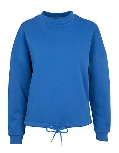 Ladies´ Oversize Crewneck – Build Your Brand in Cobalt Blue