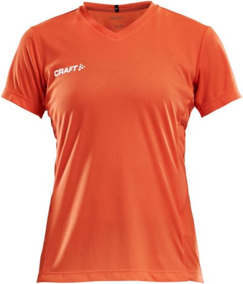 Damen V-Ausschnitt Sport Shirt Squad Go Jersey Solid W – Craft Teamwear in Cocktail
