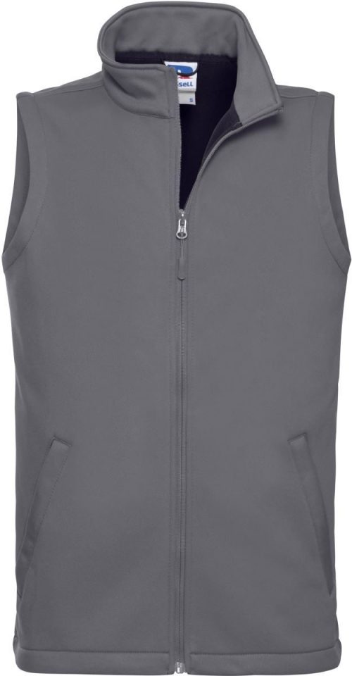 Herren 2-Lagen SmartSoftshell Gilet 041M – Russell Athletic in Convoy Grey