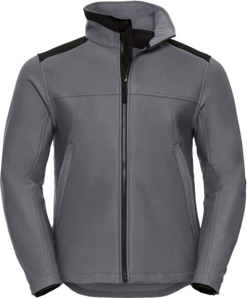 Workwear 3-Lagen Softshell Jacke 018M – Russell Athletic in Convoy Grey