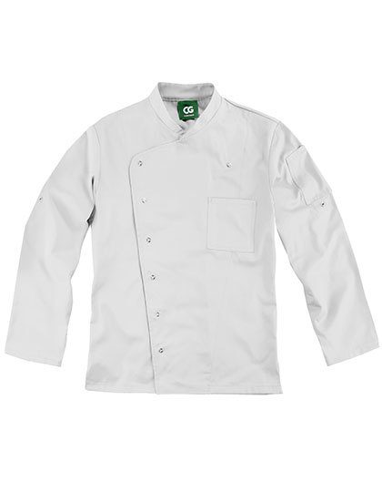 Men´s Chef Jacket Turin GreeNature – CG Workwear in Cool Grey