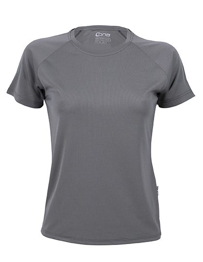 Ladies´ Rainbow Tech Tee – CONA SPORTS in Cool Grey
