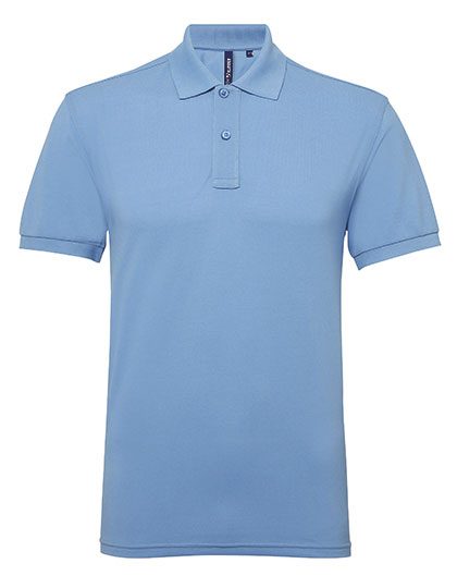 Men´s Polycotton Blend Polo – Asquith & Fox in Cornflower