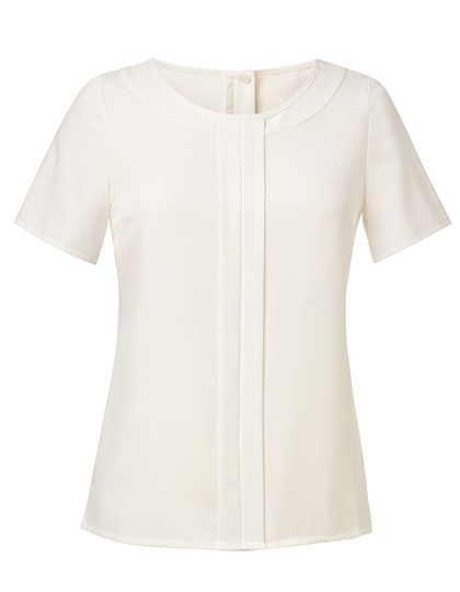 Women´s Felina Short Sleeve Blouse – Brook Taverner in Cream