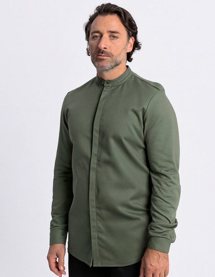 Men´s Care Chef Jacket Arona Longsleeve – CG Workwear in Dark Blue