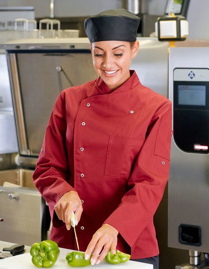 Ladies´ Chef Jacket Turin Classic – CG Workwear in Dark Blue