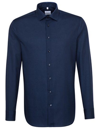 Men´s Shirt Slim Fit Long Sleeve – Seidensticker in Dark Blue