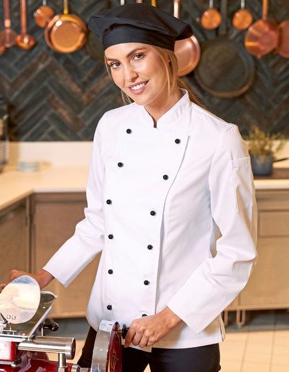 Ladies´ Chef Jacket Rimini – CG Workwear in Dark Blue