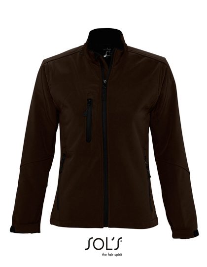 Women´s Softshell Jacket Roxy – SOL´S in Dark Chocolate