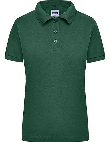 Schweres Damen Workwear Piqué Polo JN 803 – Daiber in Dark Green