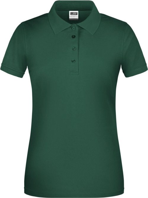 Damen Bio Piqué Workwear Polo JN 873 – Daiber in Dark Green