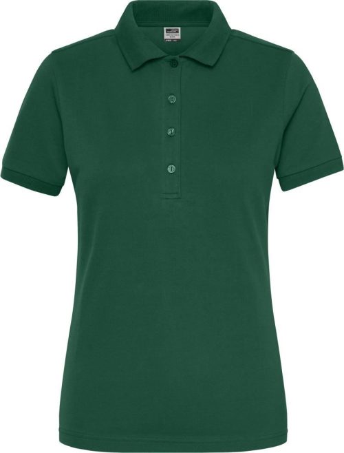 Damen Bio Workwear Stretch Polo - Solid JN 1805 – Daiber in Dark Green