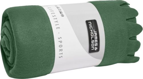 Fleece Decke mit Fransen JN 957 – Daiber in Dark Green