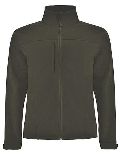 Rudolph Softshell Jacket – Roly in Dark Green Brown 38