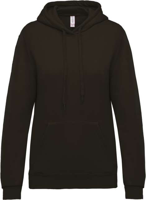 Ladies’ Hooded Sweatshirt – Kariban in Dark Grey