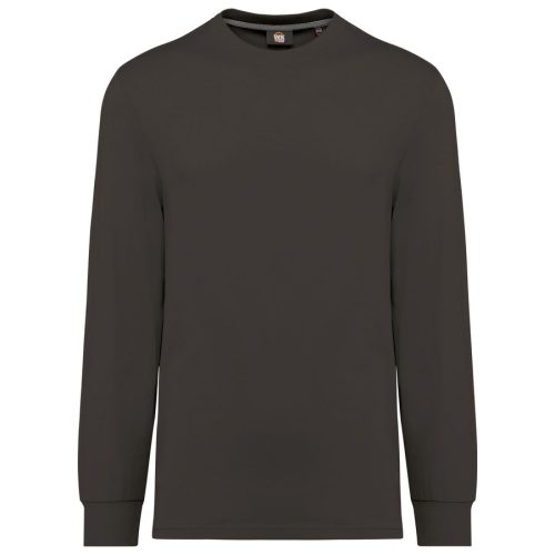 Unisex-T-Shirt mit langen Ärmeln WK303 – WK in Dark Grey