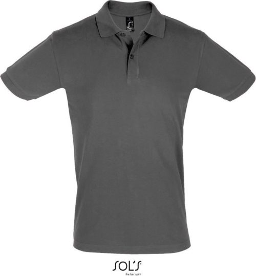 Herren Piqué Polo Perfect Men – SOL'S in Dark Grey