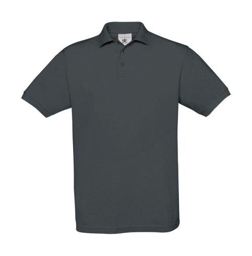 Safran men's polo shirt PU409 – B&C in Dark Grey