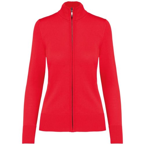 Damen Cardigan mit Reißverschluss K962 – Kariban in Dark Grey