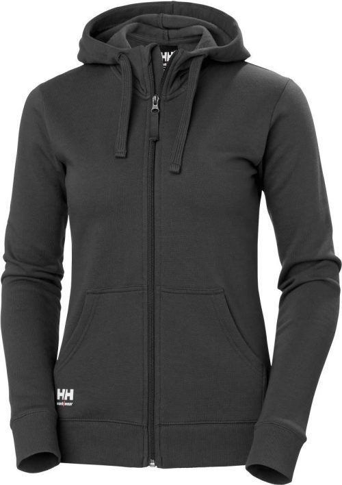 Damen Kapuzen Sweatjacke "Classic" Classic 79323 – Helly Hansen in Dark Grey