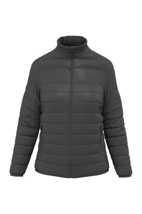 Damen Steppjacke IB6176 – iDeal Basic Brand in Dark Grey