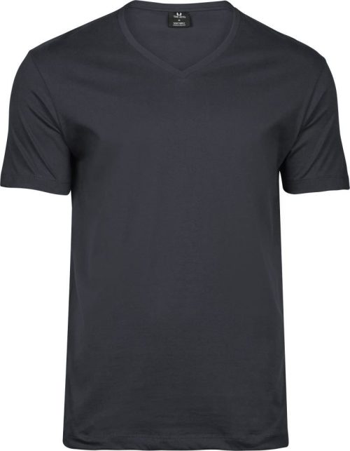 Herren V-Ausschnitt T-Shirt "Fashion SOF TEE®" TJ 8006 – Tee Jays in Dark Grey