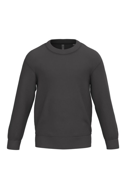 Kinder Rundhals-Sweatshirt K475 – Kariban in Dark Grey