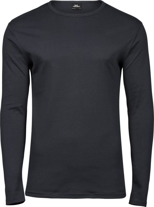 Herren Interlock T-Shirt langarm TJ 530 – Tee Jays in Dark Grey