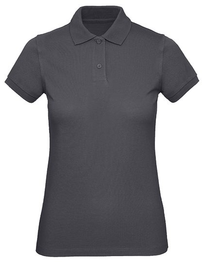 Inspire Polo /Women_° – B&C BE INSPIRED in Dark Grey (Solid)
