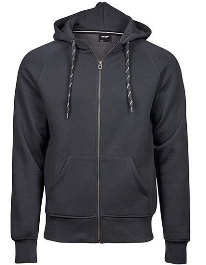 Men´s Fashion Full Zip Hood – Tee Jays in Dark Grey (Solid)