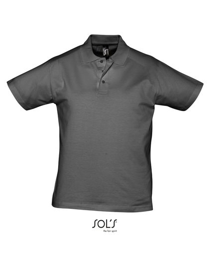 Men´s Jersey Polo Shirt Prescott – SOL´S in Dark Grey (Solid)