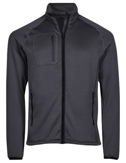 Stretch Fleece Jacket – Tee Jays in Dark Grey (Solid)